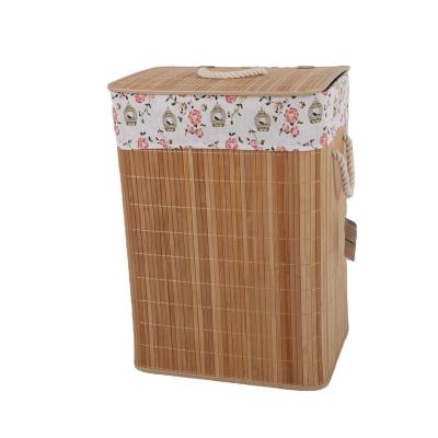 China Wholesale Professional Home Clothing Manufacturer Small Cotton Rope Woven Storage Bamboo Basket for sale