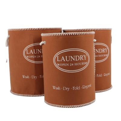 China Professional Apparel Manufacturer Good Quality Cotton Clothes Fabric Storage Basket For Sale for sale