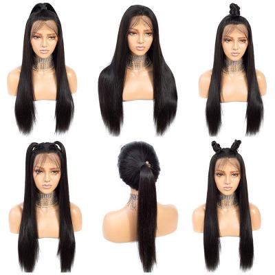 China Soft / Easy To Wear Straight Hair 13x6 Human Hair Wigs 150% Density Full Lace Wig Hd Transparent 10a Grade for sale