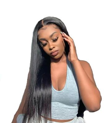 China Soft/Easy to Wear 100% Raw Brazilian Hair Wigs 13x6 Lace Frontal Hair Wigs Natural Color Hair Wigs Breathable for sale