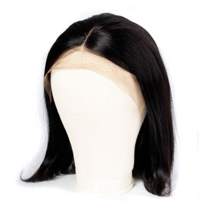 China Soft/Easy to Wear YaFu Straight 4x4 Lace Hair Plucked Brazilian Straight Frontal Wigs Hair 360 Lace Frontal Wig for sale