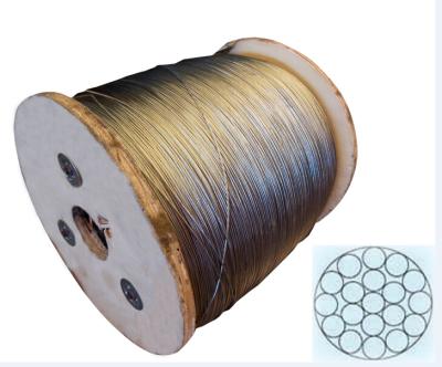 China Rope 1x19 1.5mm Galvanized Steel Wire Rope for sale