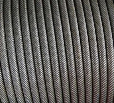 China Steel Wire Rope ISO2408 Steel Wire Rope, Non-rotating Wire Rope 19*7, Galvanized Wire Rope for sale