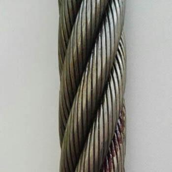 China Steel wire rope compacted electric galvanized steel wire rope16mm for sale