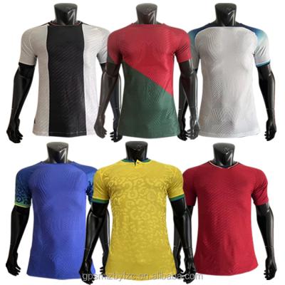 China Wholesale Quick-drying 2022 World Team Football Clothes Soccer Jersey national player version for sale