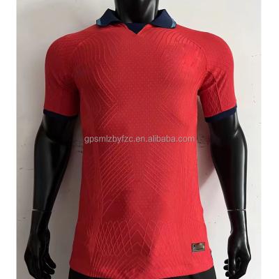 China Quick-drying 2022 Hot Sale World Cup Team Uniform Red Football T-shirt National Soccer Jersey [player version] for sale