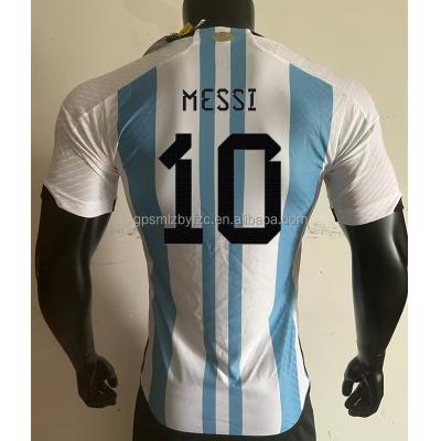 China 2022 Camiseta de Futbol Player Edition World Cup Soccer Shirt Men's Argentina Soccer Jersey Quick-Drying for sale