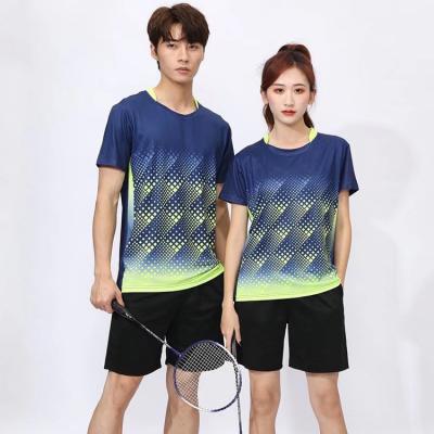 China 100% Polyester Custom Breathable Tennis T-shirt Sublimation Tennis T-shirt Badminton Tank Top Comfortable Quick Dry Polyester For Women Men Kids for sale