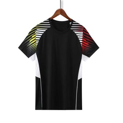 China Comfortable men's tennis polyester sportswear badminton tank tops quick-drying ping pong breathable clothing uniforms for sale