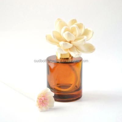 China 150ml Aromatherapy Essential Oil Perfume Glass Cosmetic Cool Bottle Reed Diffuser for sale