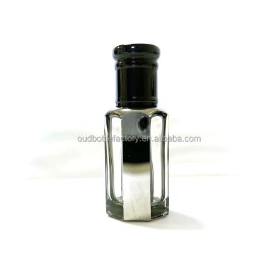 China 6ml tola cosmetic essence roll on glass bottle for perfume oud oil for sale