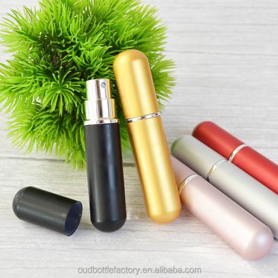 China Cosmetic 8ml 15ml Refillable 10ml Tester Perfume Atomizer Glass Purple Bottle for sale