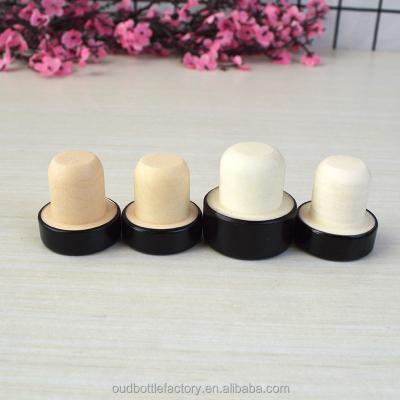 China Non Spill Sponsor Top List Custom Wood Bottle Stoppers Customized Synthetic Cork Stopper Bar Top T Shape Spirit for sale