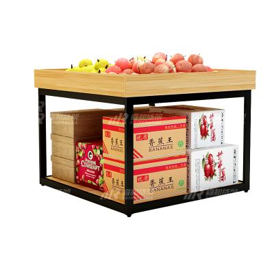 China NEW Style Single Sided Supermarket Fruit And Vegetable Display Racks Stands for sale