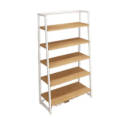 China Single-Sided Steel Supermarket Display Stand Wholesale Steel Cable Car Cabinet Design Cabinet Showcase China Wooden Shelf for sale