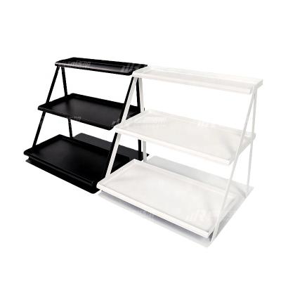 China New Single Sided Supermarket Shelves Cosmetic Promotional Used To Sell Racks Beverage Display Stand Rack for sale