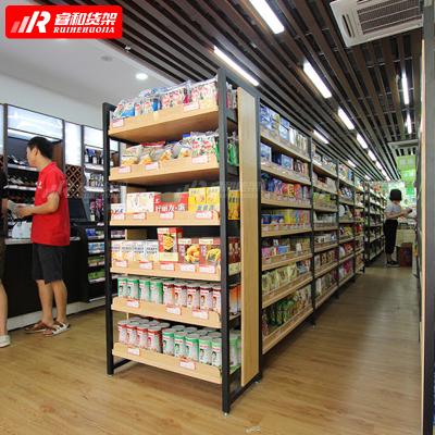 China China Supplier Hot-selling Single Sided Gondola Shelving Supermarket Shelf Mobile Phone Accessories Double Side Shelves For Display for sale