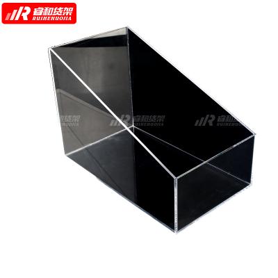 China Single Sided Customized Professional Skin Care Product Square Retail Store Display Racks Acrylic Cosmetic Display Box Mini Counter Display for sale