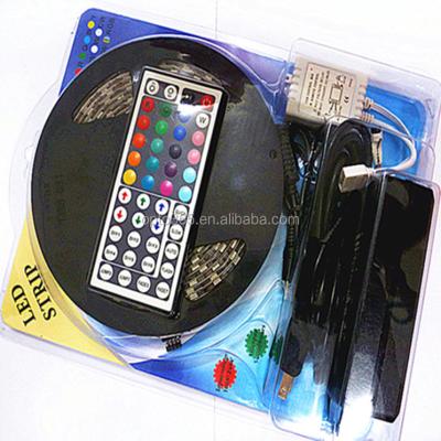 China DC12V 300leds/5m smd5050 RGB hotel ribbon strip light lamp kit waterproof IP65 led strip for sale