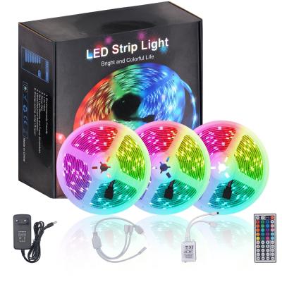 China Full Garden Flex Kit 50FT 15 Meter 5050 RGB LED Strip Lights With Remote for sale