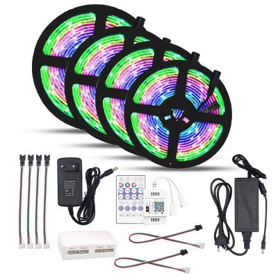 China 2021 New Residential Wifi Music Sync Dreamy Color LED 20M Smart Strip Light for sale