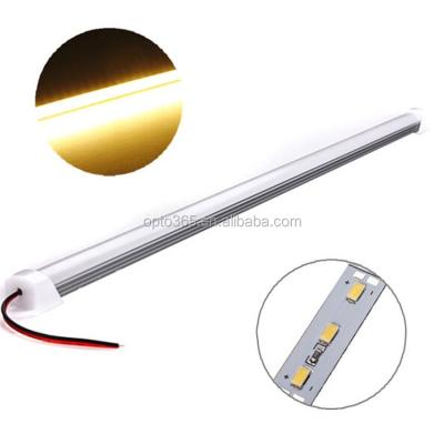 China DC 12V 72 x 5630 Aluminum HOT WHITE SMD LED Light Tube Power Saving Energy Saving Light Strip Bar Under Counter Cabinet Solar Marine for sale