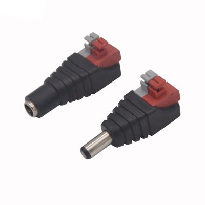 China Power 5.5mm x 2.1mm dc power male plug to spring dc connector power plug terminal 5.5*2.1mm for sale