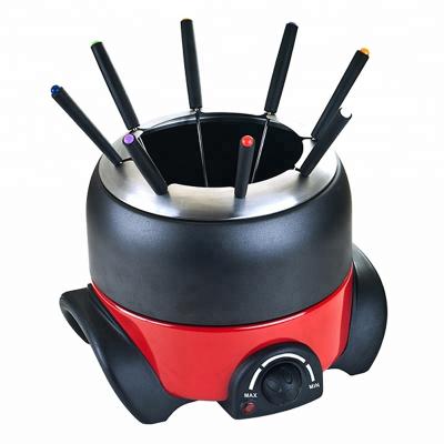 China Portable Electric Christmas Cheese or Chocolate Party Fondue Pot Viable for sale