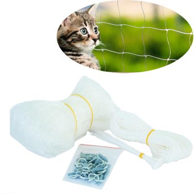 China 3m*8m high strength nylon cat safety net cat protection net balcony transparent safety net for cat for sale