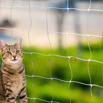 China Customized transparent safety net balcony protection net cat bite balcony net cat invisible fest net for sale