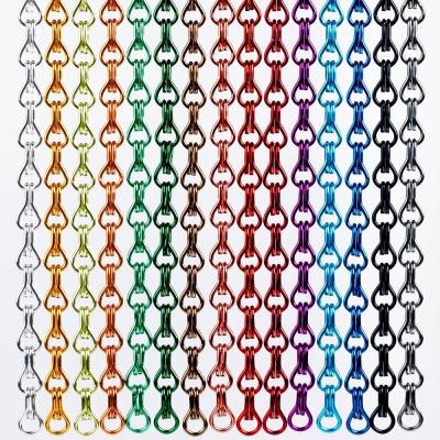 중국 aluminium alloy chain link curtain mesh aluminum chain fly curtain 판매용