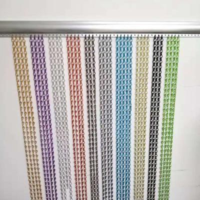 중국 anodized aluminum chain link curtain chain fly screen for dividers 판매용