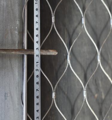 China stainless steel wire mesh / cable shielding mesh / Hand woven net en venta