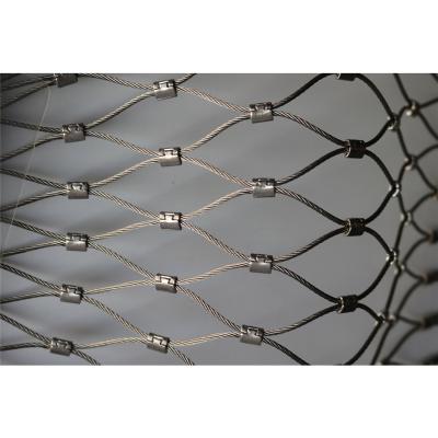 中国 wire rope mesh Stainless steel cable rope mesh SS304 rope netting 販売のため