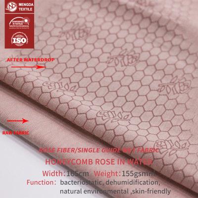 China Sustainable Absorption Cotton Material One Way Anti Bacterial Fiber Rose Fabric For Lining Of Underwear Brief for sale