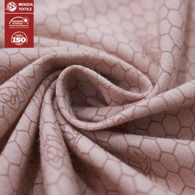 China Sustainable Elastic Functional Fabric Of Pink Fiber Knitted Fabric For Crotch Of Underwear One Way Absorption Cotton Antibacterial Fabric for sale