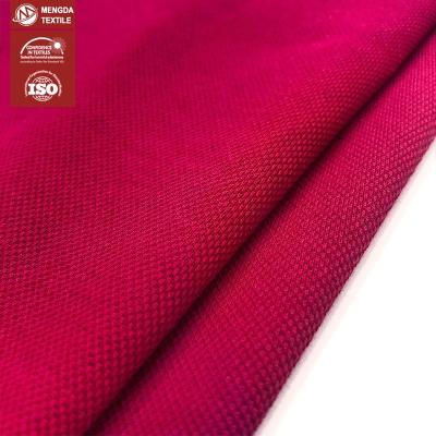 China Soft And Smooth Smoothness Fabric Mercerized Plain Pique Knitted 100 Cotton Polo Shirt Fabric for sale