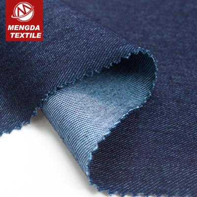 China High-elastic Twill Lattice Fabric Materials Stretch Denim Spandex Knitted Denim Fabric for sale