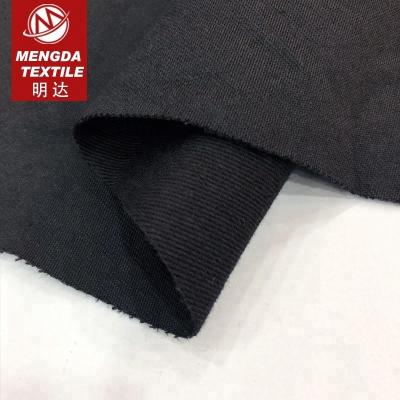 China Black Twill Back 350gsm Cotton Polyester Spandex Lattice Denim Fabric For Knit Jegging for sale