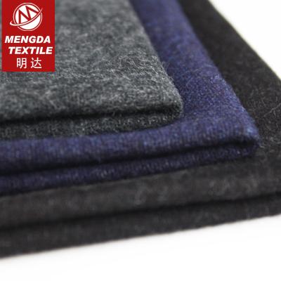 China Abrasion-Resistant Jacquard Cotton Polyester Thick Interlock Knitted Stretch Denim Fabric for sale