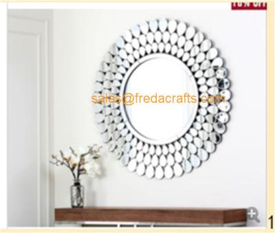 China Factory Derect Price Venetian Mirror Mordern Design Round Shape For Bathroom Decoration for sale