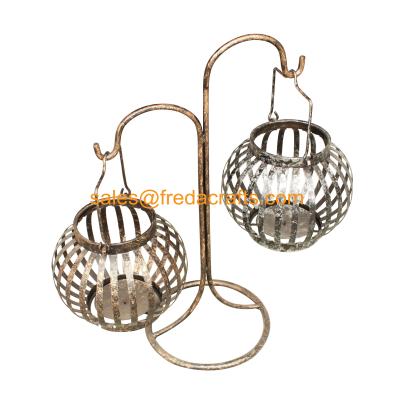 China Popular for the market factory supply indoor decorative metal lanterns for sale