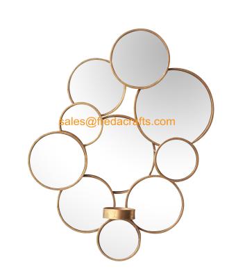 China FR-15207 Iron/Metal frame wall decor art mirror for home or hotel decor for sale