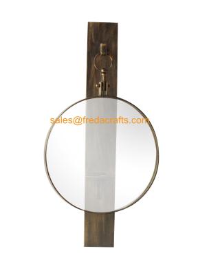 China Wholesale Price Simple Design Metal Decorative Wall Hanging Mirror for sale