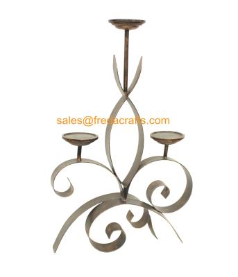 China 2016 new design decorative candle holder tabletop metal candle holder for home decoration for sale