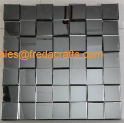 China FR-16706 Direct Factory Price Small Square Collecte Silver Venetian Wall Mirror for sale