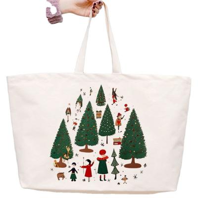 China Handled Promotional Personalized Blank Plain Cotton Canvas Bags Reusable Shopping Cotton Tote Bags With Custom Printed Logo for sale