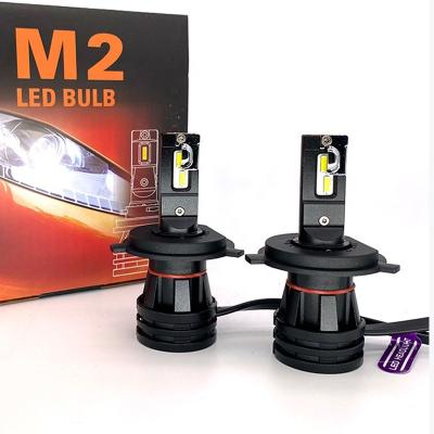 China 6000K white aluminum 55W led fog light m2 mini led headlight fan h4 projector bulb for sale