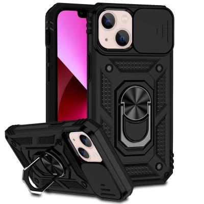 China Shockproof 2 IN 1 Kickstand Cell Phone Case For iphone 13 Mini Cell Back Cover For iphone 13 14 11 pro max for sale