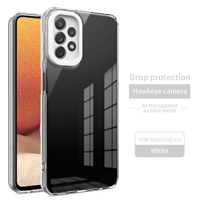 China Shockproof for Samsung A12 A22 A32 A33 4G 5G phone case mobile phone accessories tpu mobile phone cases with colorful PC lens protection for sale